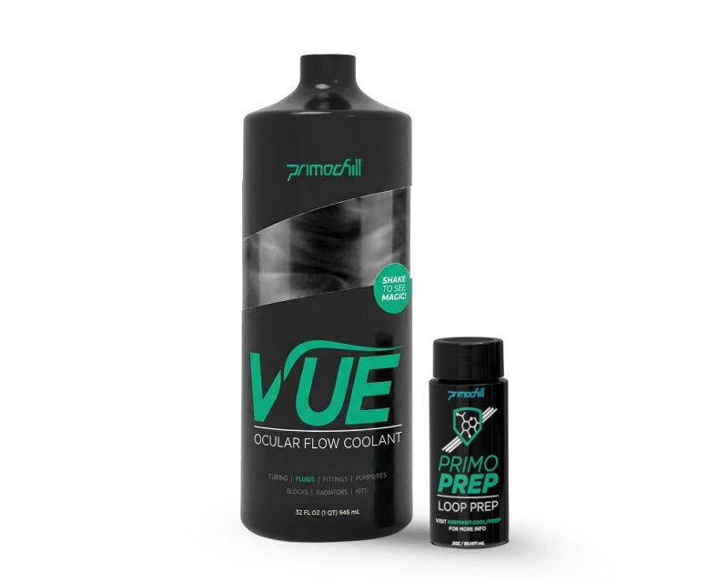 PrimoChill Vue - Computer WaterCooling Coolant, Visual Flow, Solid/Non-Transparent, Full Protection, PrimoPrep Included, Proudly Made in The USA (32oz/.9L) - Gray - Image 1